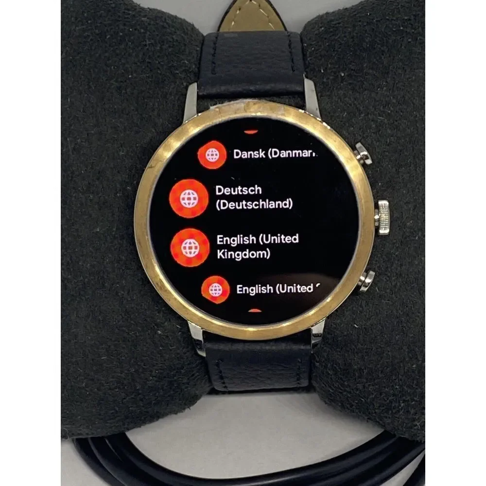 Fossil Gen 4 Authentic Digital Dial Smart Watch Custom Band FTW6016 AB489